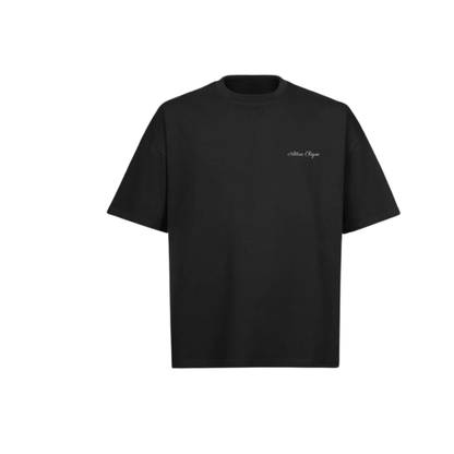 SCRIPT T-SHIRT - BLACK